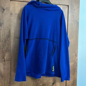 Women’s Melanzana micro grid hoodie. Large